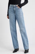 Nordstrom High Waist Straight Leg Jeans