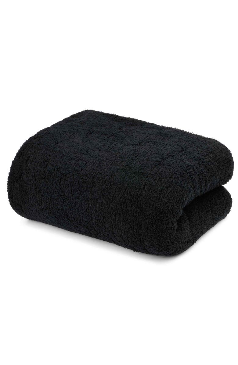 Kashwére Throw - Kashwére Cloud - Chenilla Cloud, Main, color, Black