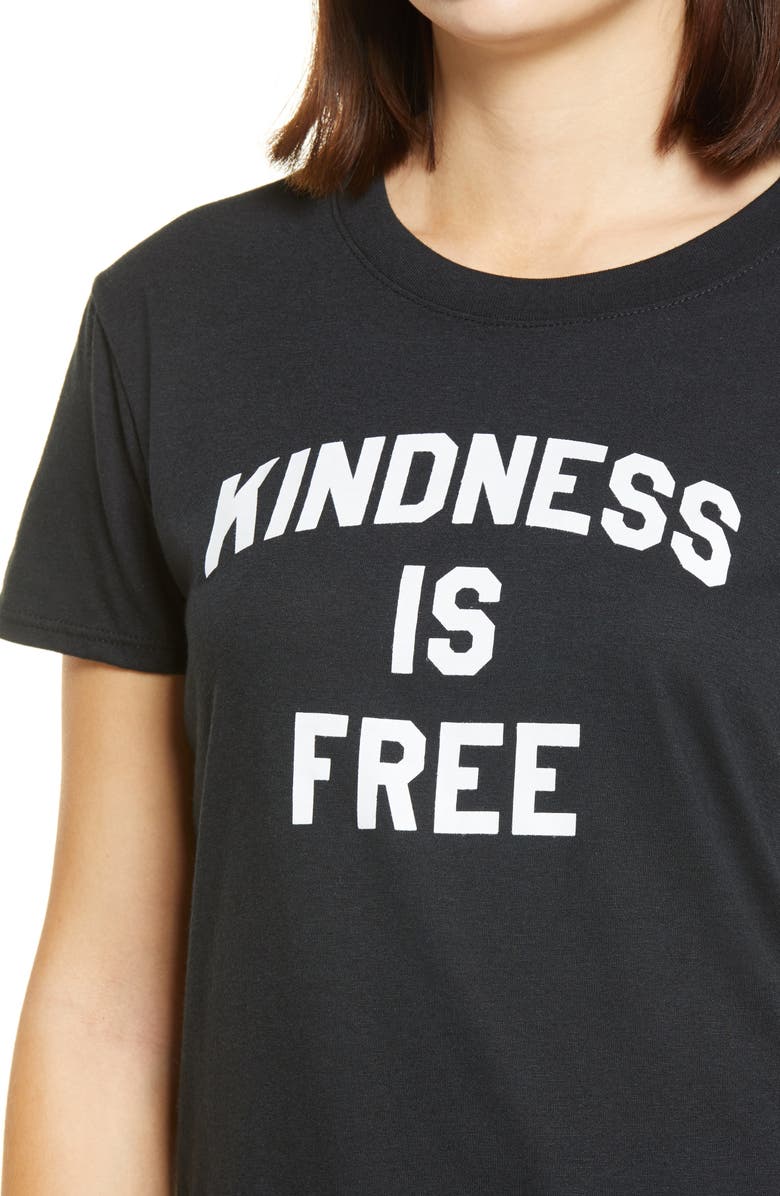 Sub_Urban Riot Kindness Is Free Graphic Tee, Alternate, color,