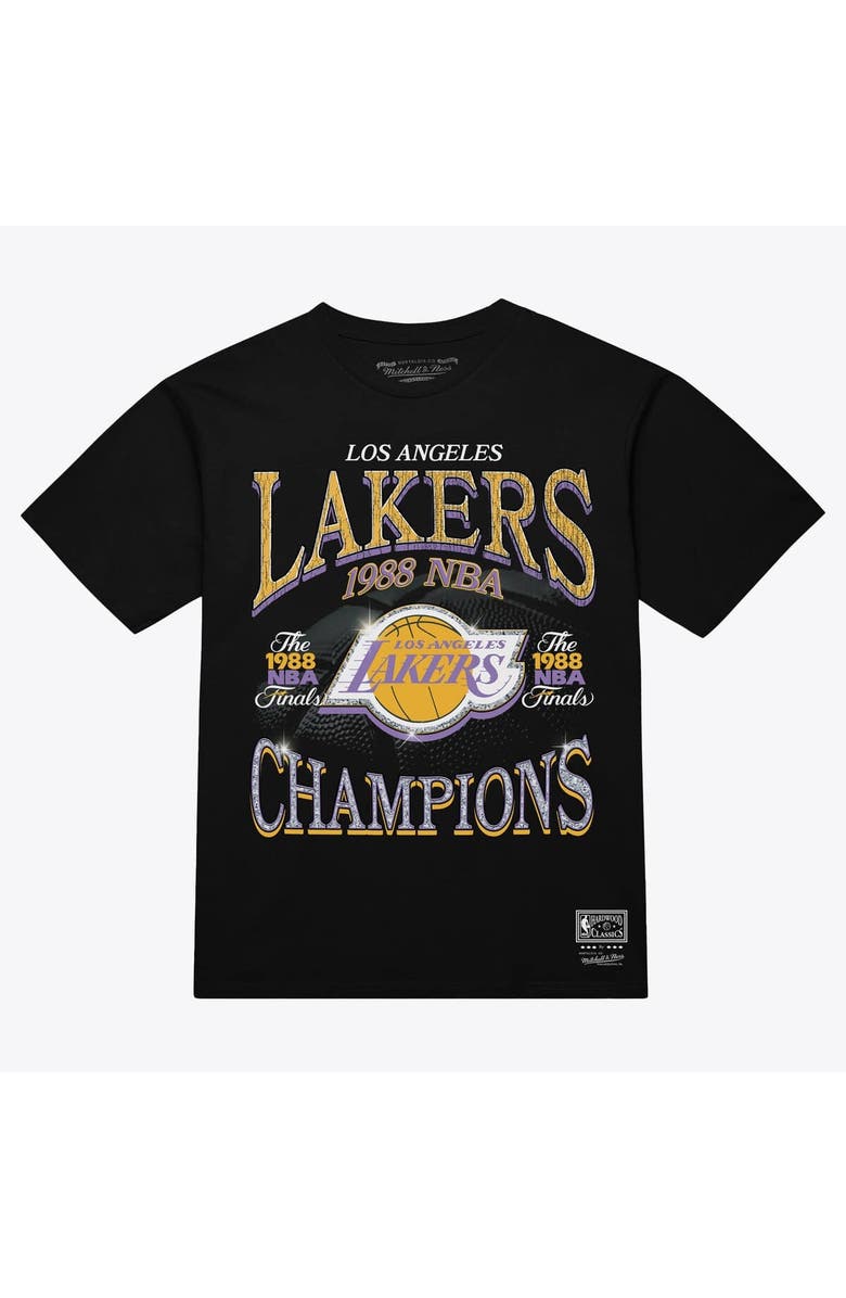 Mitchell & Ness Men's Mitchell & Ness Black Los Angeles Lakers Champions Era T-Shirt, Main, color, Black