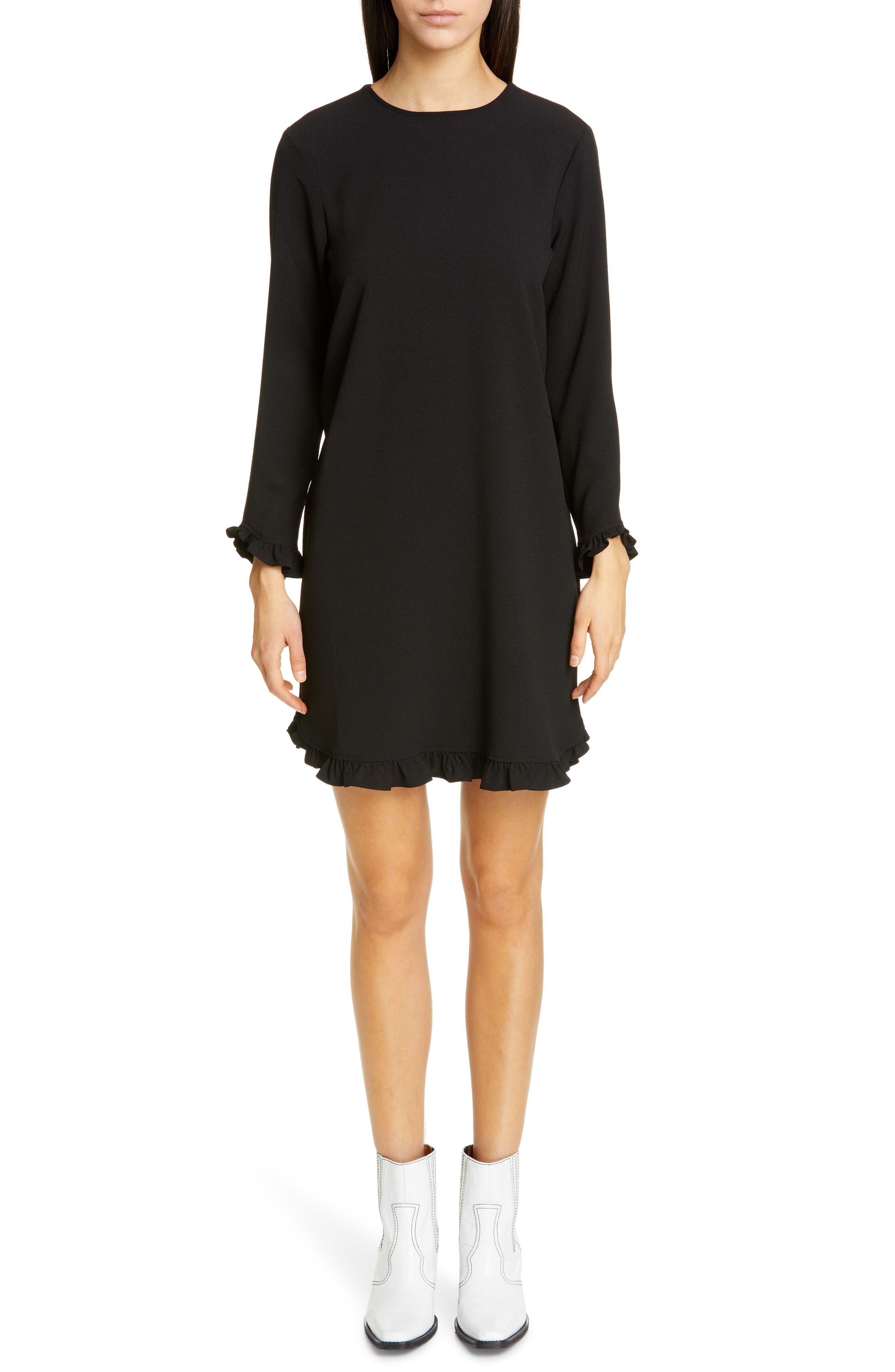 Ganni Clark Long Sleeve Dress (Women) | Nordstromrack
