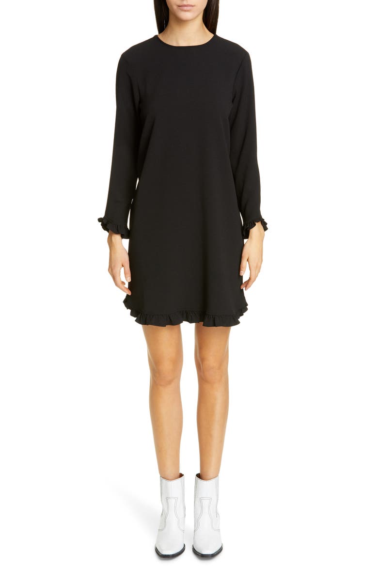 Clark Long Sleeve Dress, Main, color, BLACK