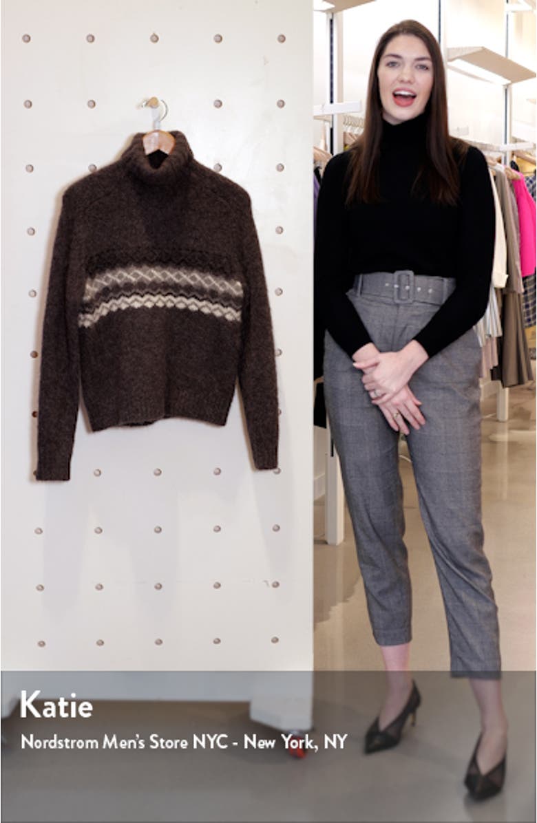 Leane Alpaca Blend Turtleneck Sweater, sales video thumbnail