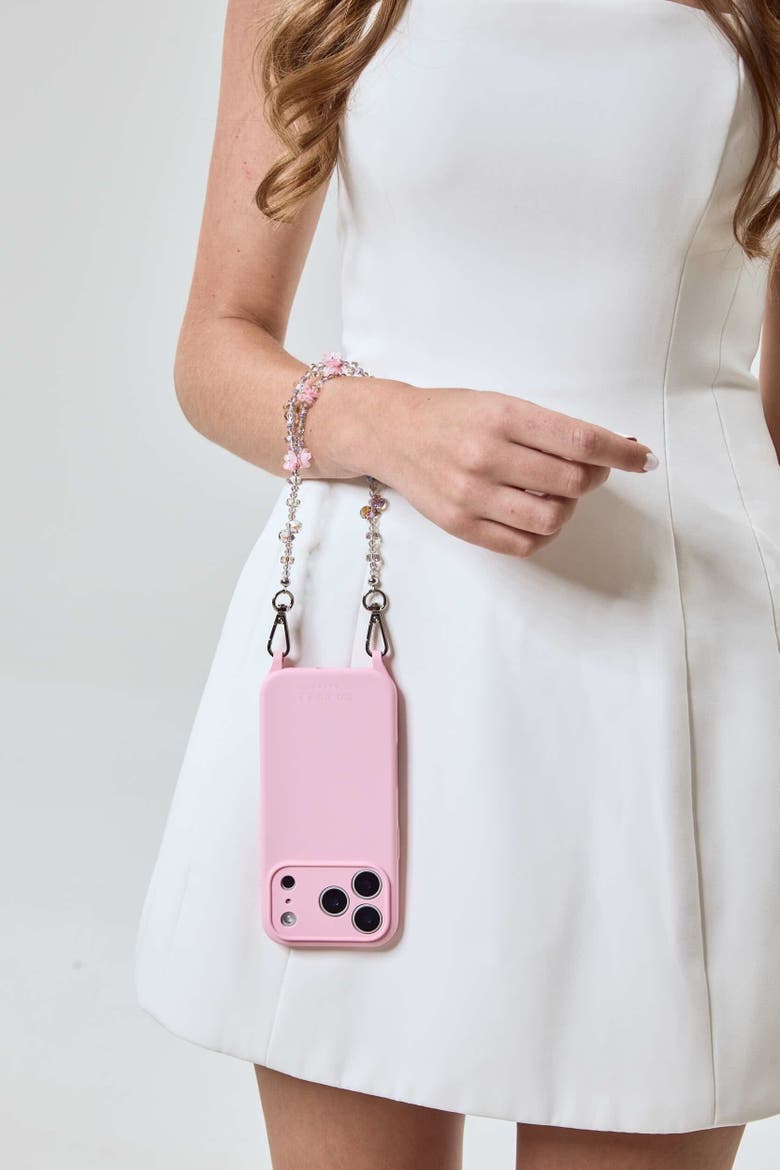 Eva Phone Chain Set, Alternate, color, Blush - iPhone 17 Pro Max