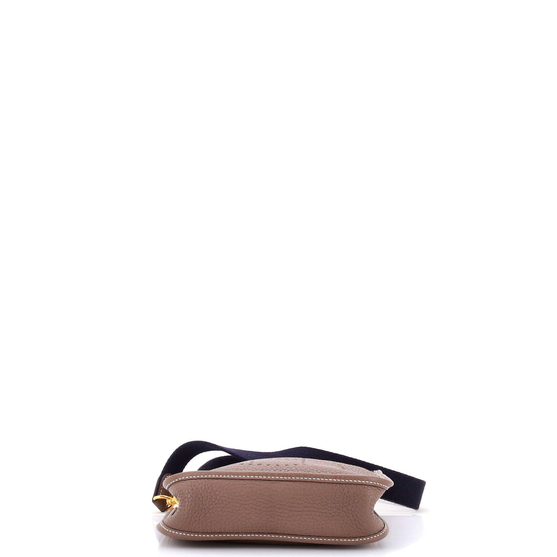 Pre-Owned Hermes Evelyne Bag Gen III Clemence TPM, Alternate, color, Etoupe