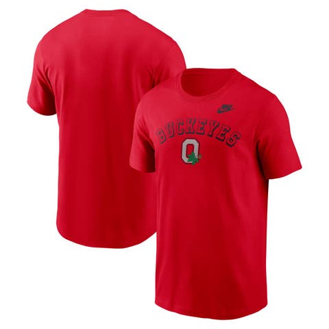 Men's Nike Scarlet Ohio State Buckeyes Legacy Nickname T-Shirt