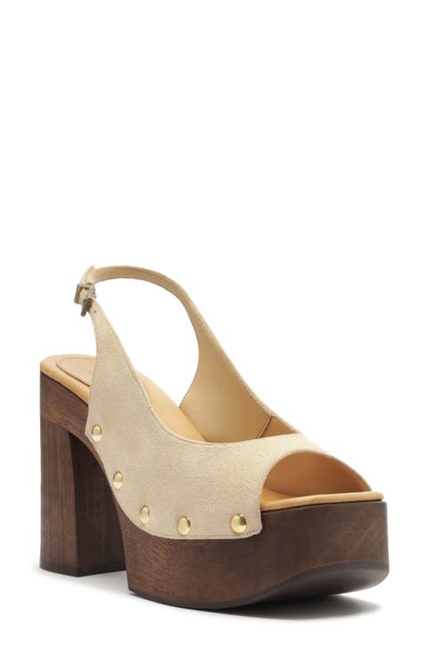 Rose Platform Slingback Sandal (Women)