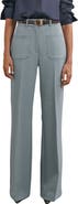 Reiss Priya Patch Pocket Wide Leg Pants