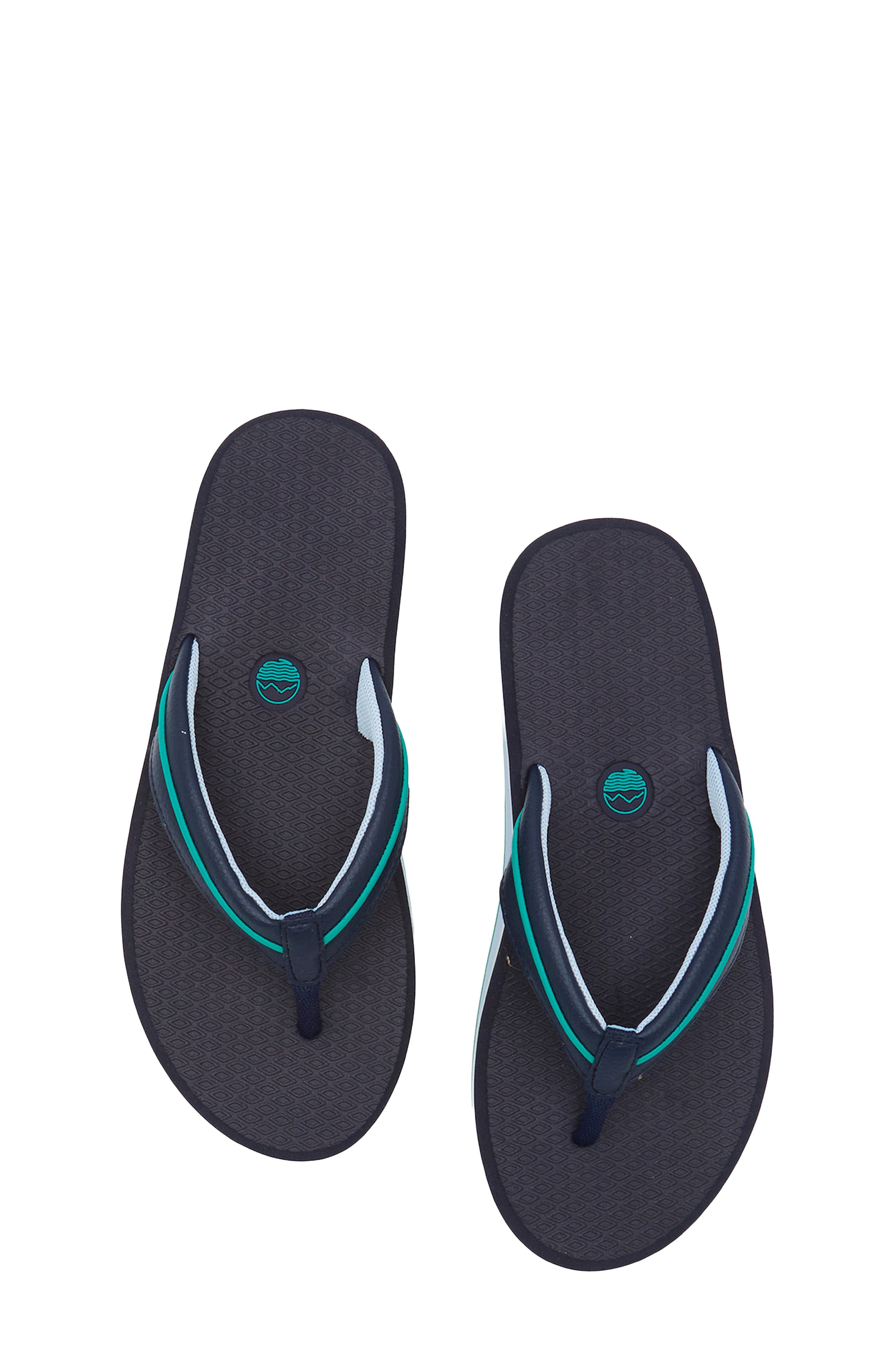 hari mari Cape Waterproof Flip Flop, Alternate, color, Navy