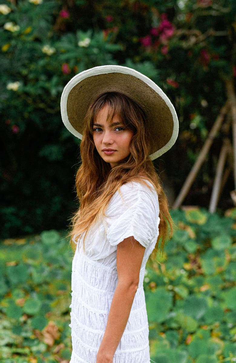 BRUNNA.CO The Loretta Linen Jute Hat, Alternate, color, Beige