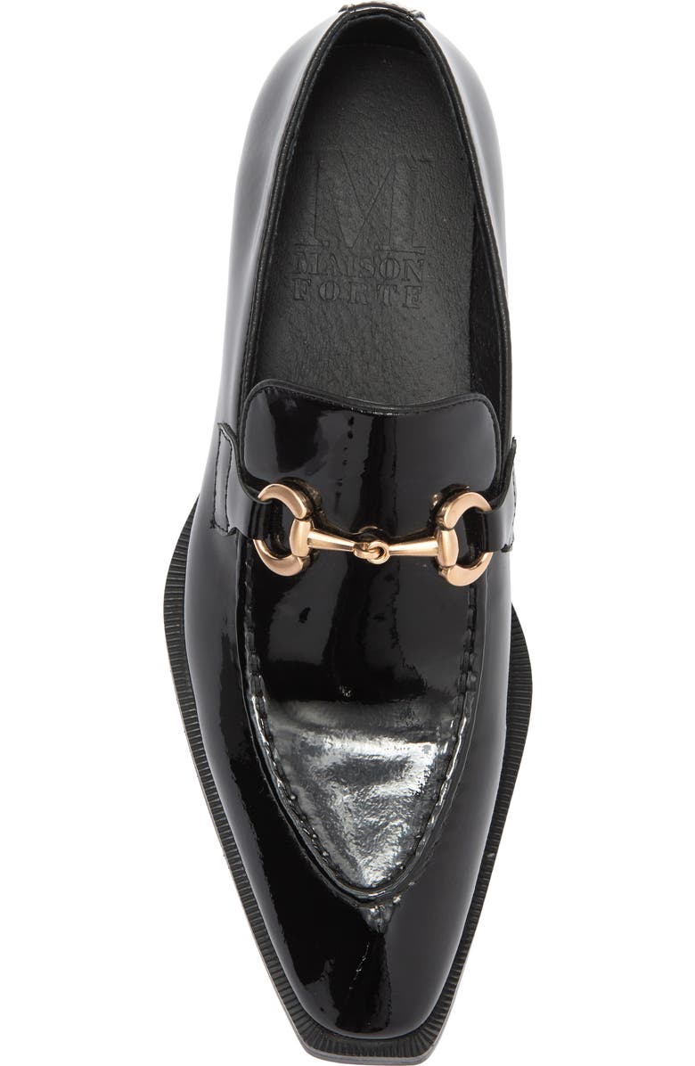 Maison Forte Concord Bit Loafer, Alternate, color, Black