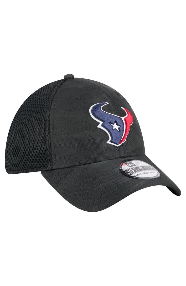 New Era Men's New Era Black Houston Texans Active Camo 39THIRTY Flex Hat, Alternate, color, 