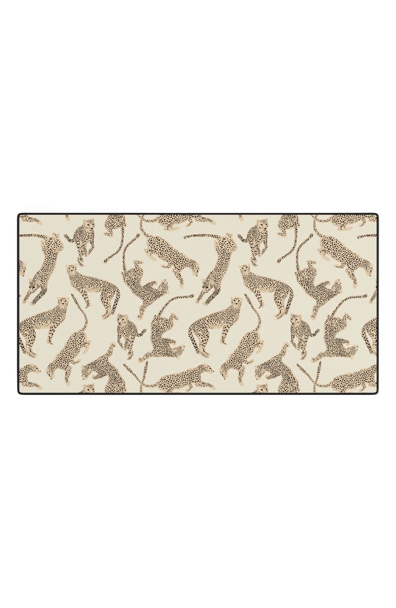 Deny Designs Cheetah Desk Mat, Main, color, Tan