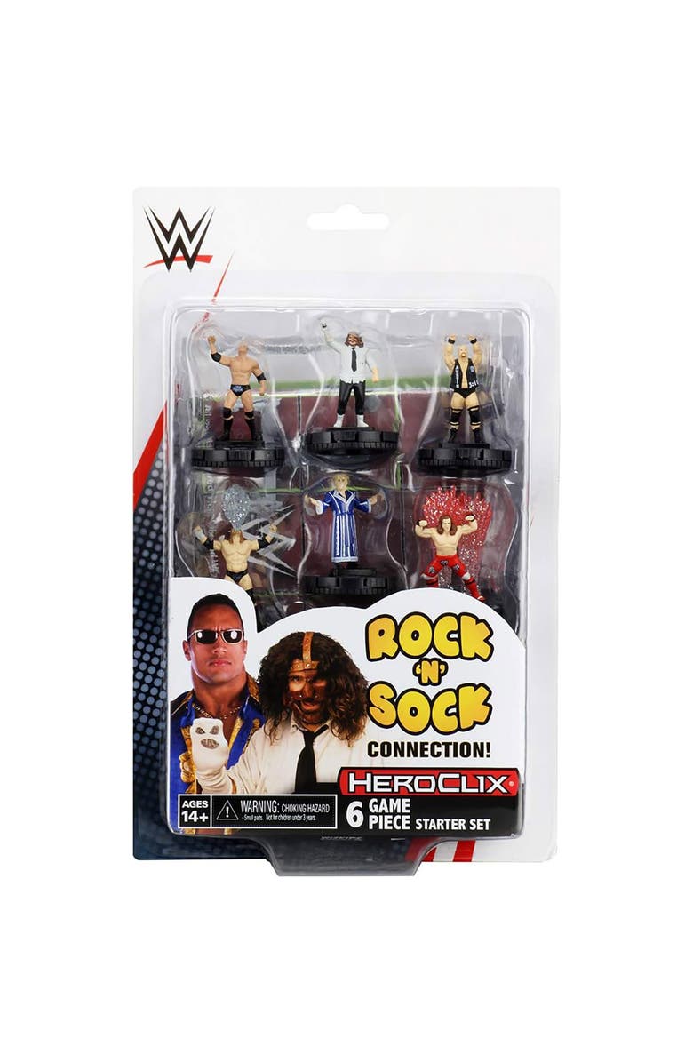 WizKids Wwe Heroclix The Rock N Sock Connection Starter Set, Main, color, Multicolored