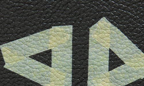 Balenciaga Cash Black Wallet In Grained Leather In Black/light Paper
