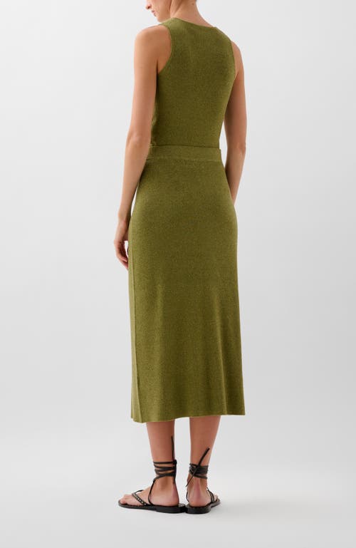 Scalpers Lurex Duo Knit Skirt In Multi