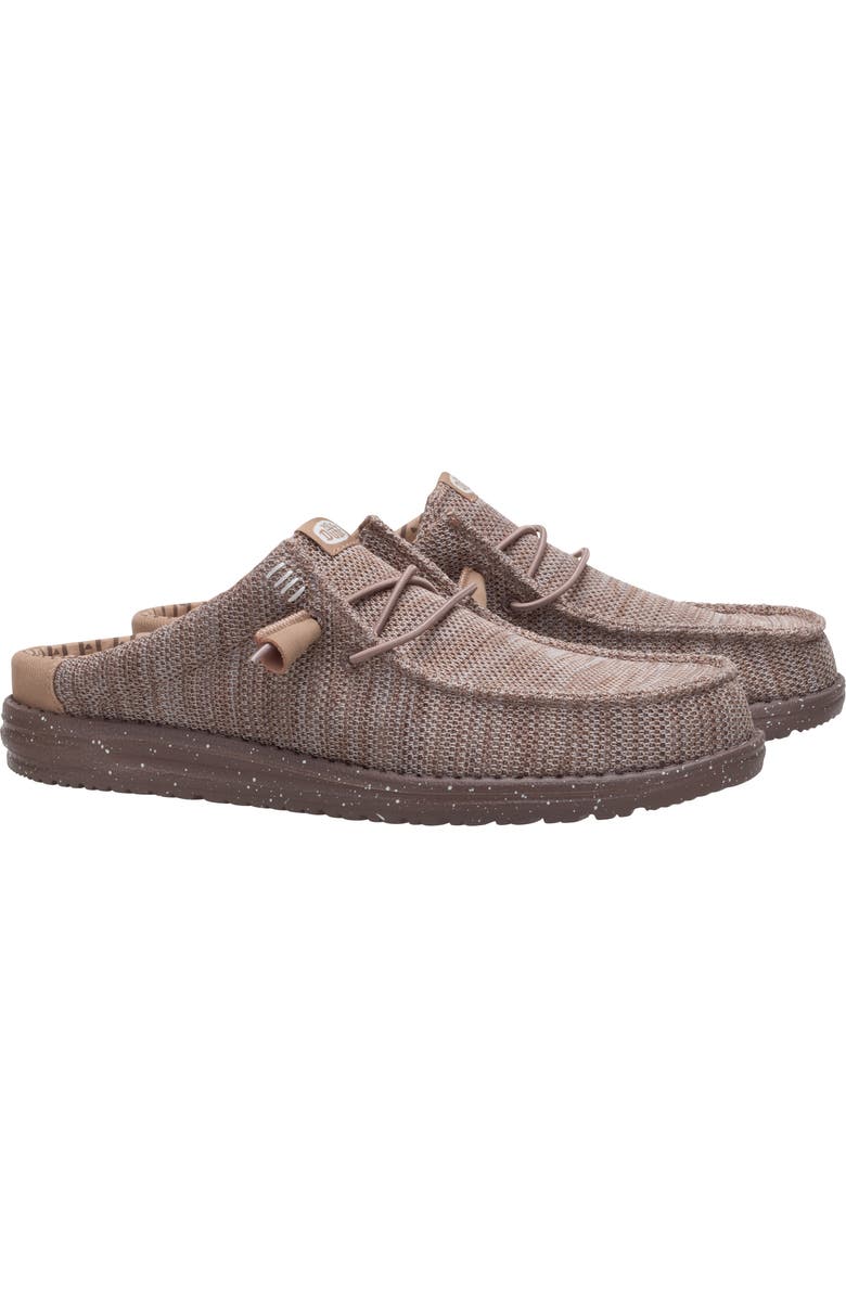 Hey Dude Wally Stretch Sox Slip-On, Alternate, color, Deep Taupe/ Chantrelle Tan