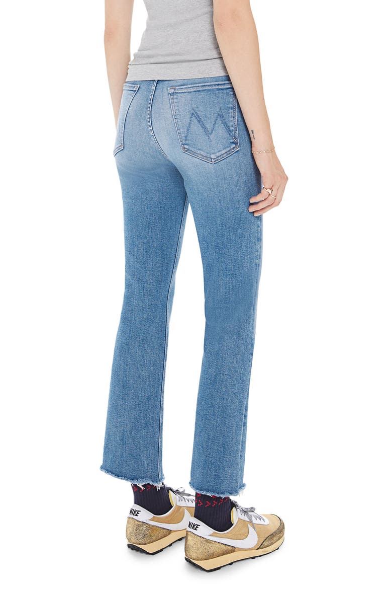 The Tripper Ripped High Waist Fray Hem Ankle Jeans, Alternate, color, JE TAIME