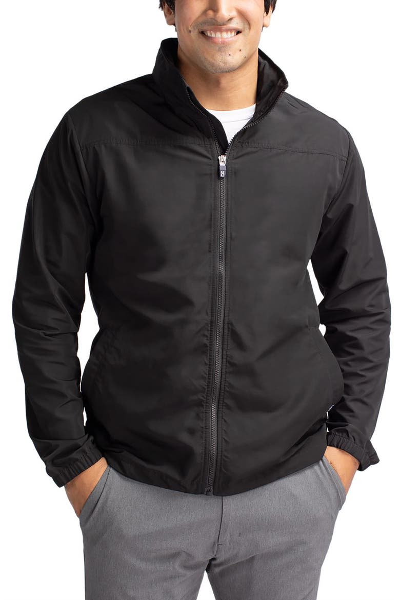 Charter Full Zip Jacket, Main, color, BLACK