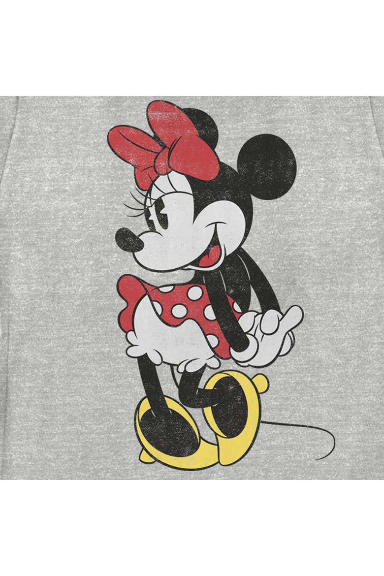 Women's Mickey & Friends Retro Minnie  Graphic T-Shirt, Alternate, color, Athletic Heather