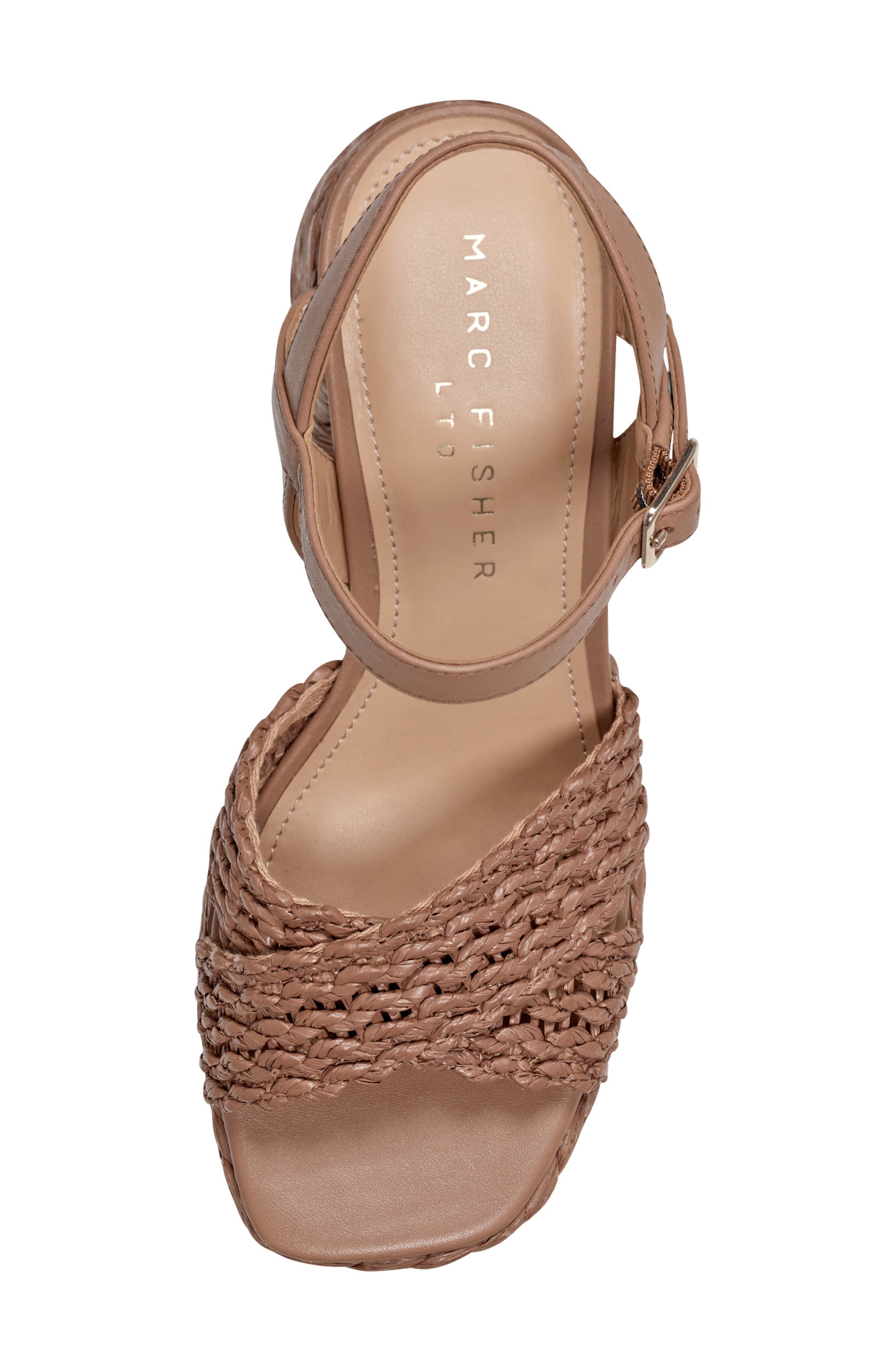 Marc Fisher LTD Juliey Ankle Strap Platform Sandal, Alternate, color, Mna01