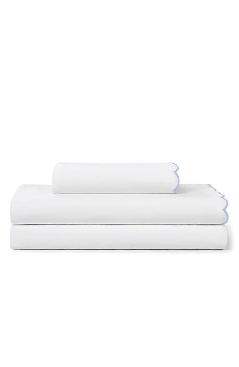 Scallop Cotton Sheet Set