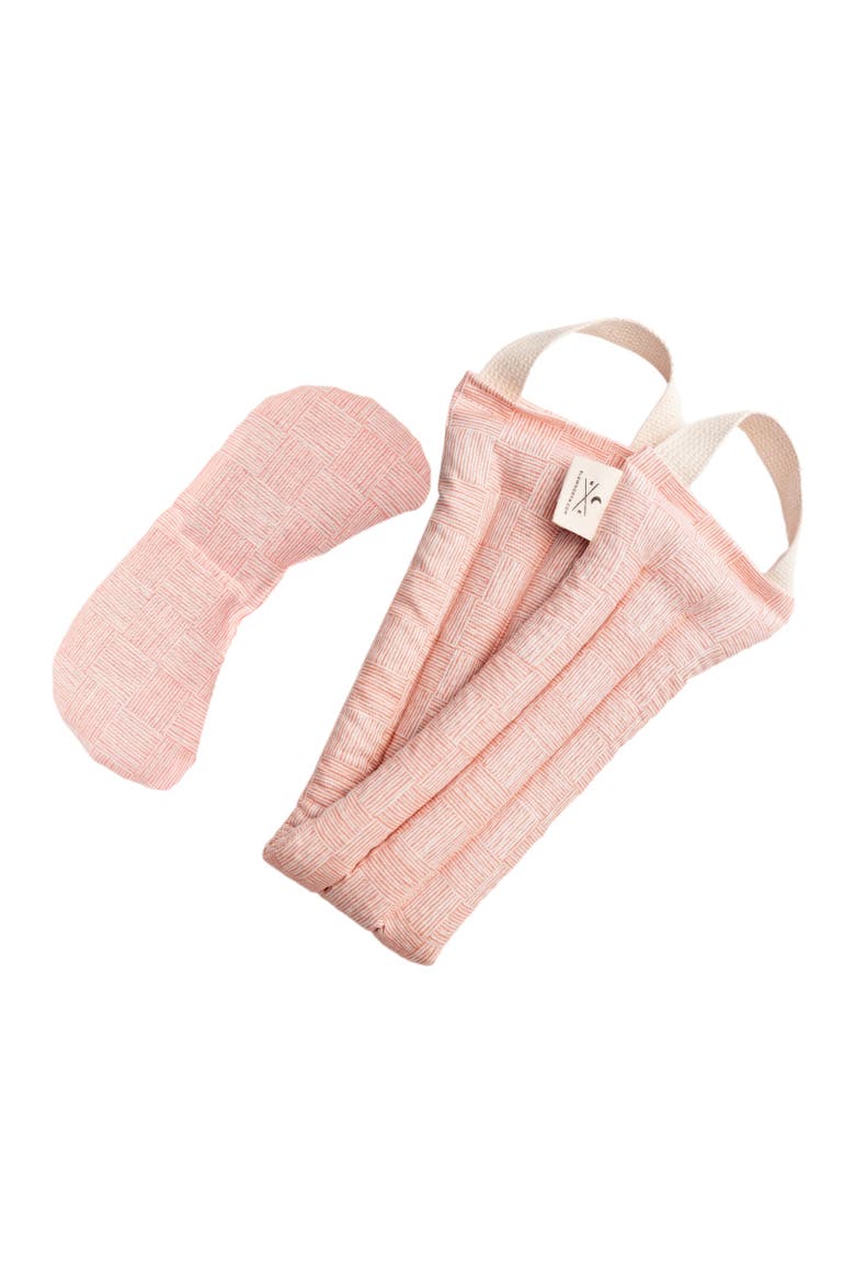 Eye Mask + Neck Wrap Bundle - Pink Pampas, Alternate, color, No Color