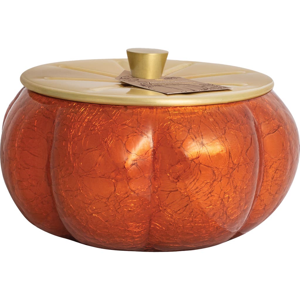 Thymes Pumpkin Laurel Large Candle In Red