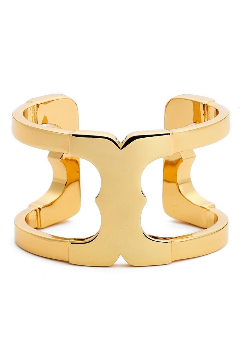 'Gemini Link' Cuff, Main, color, TORY GOLD