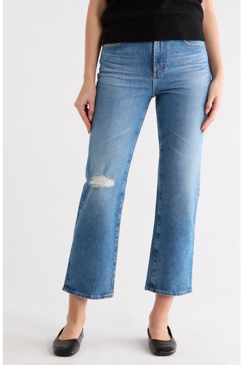 Rhett High Waist Straight Leg Jeans, Main, color, 18 YEARS POPLAR
