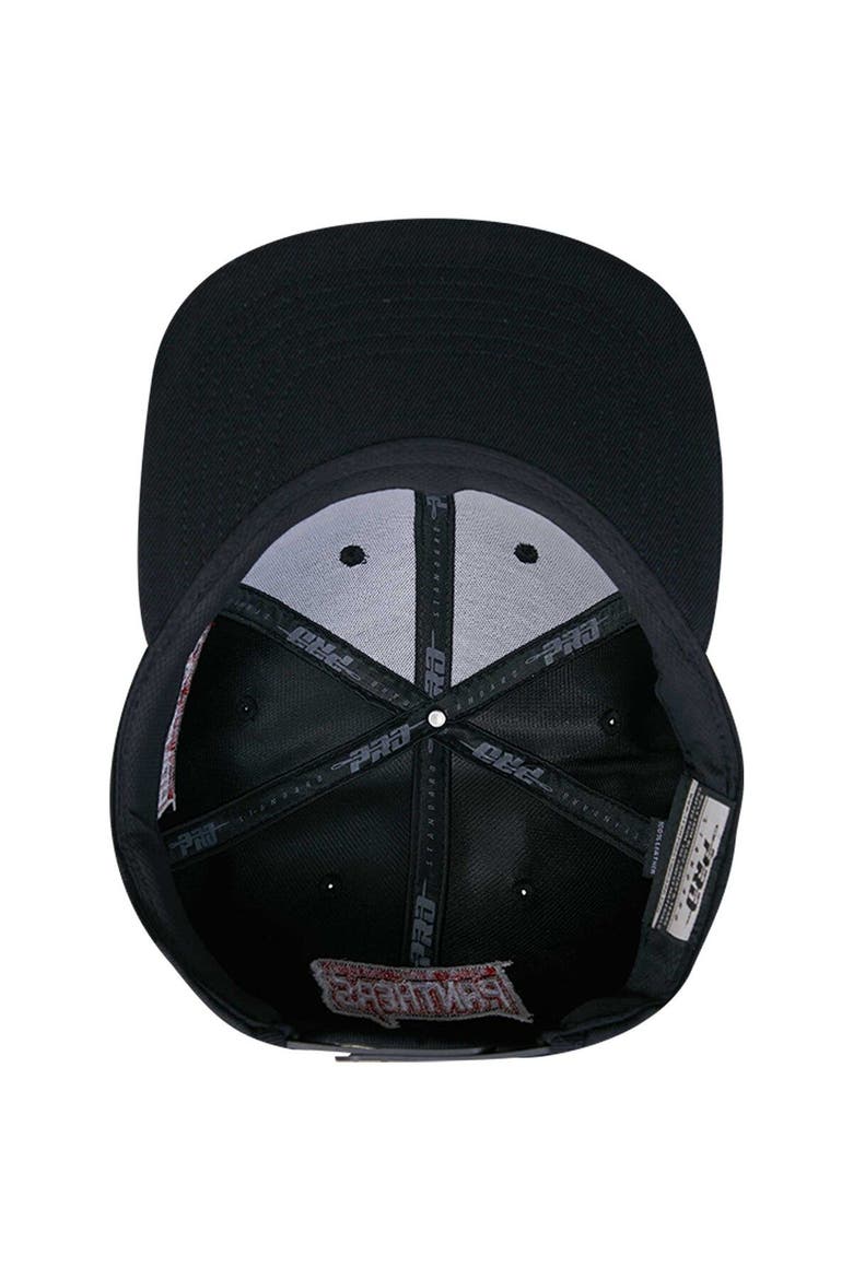 Men's Pro Standard Black Clark Atlanta Panthers Arch Over Logo Evergreen Snapback Hat, Alternate, color, Black