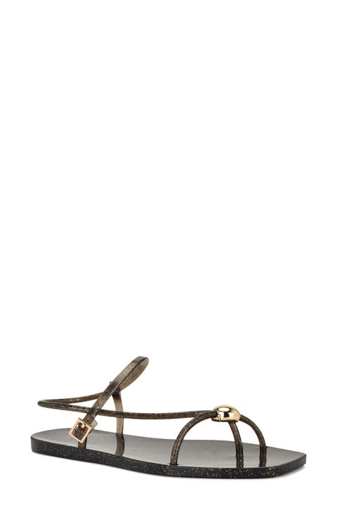 Shells Ankle Strap Jelly Sandal (Women)