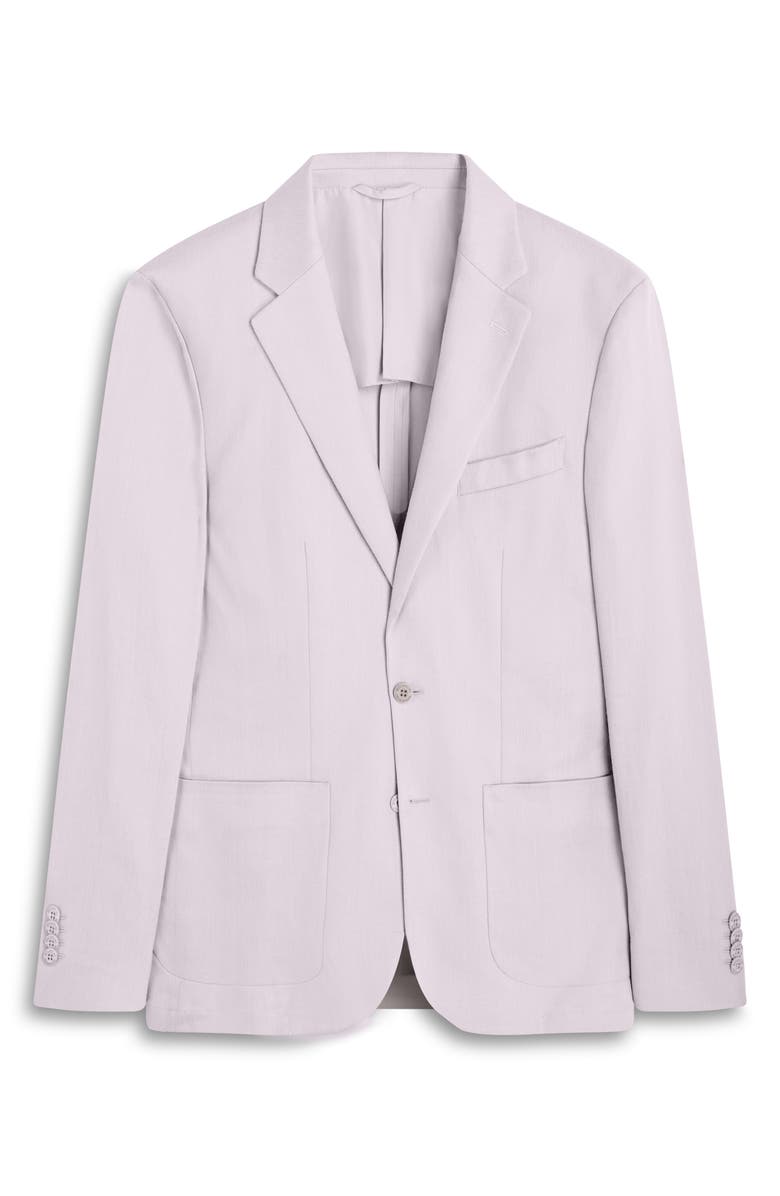 Bugatchi Stretch Linen
Cotton Blend Blazer, Alternate, color, Stone