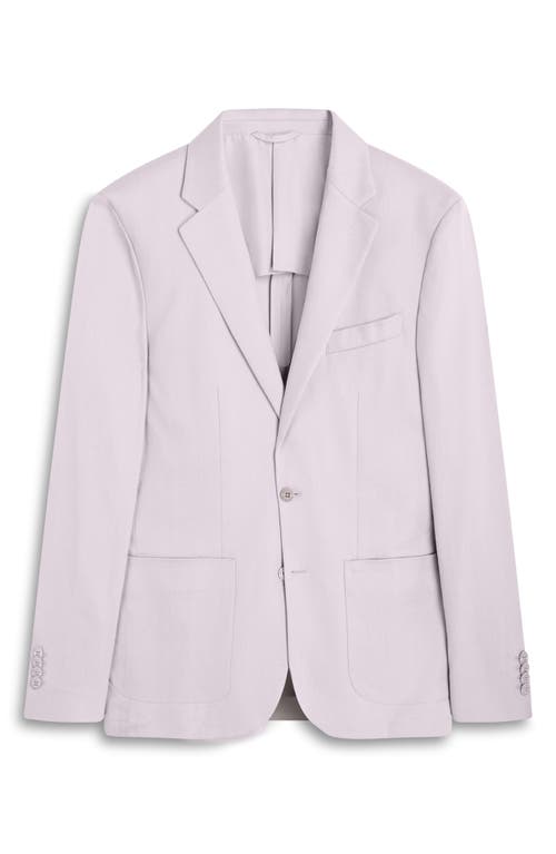 Bugatchi Stretch Linen & Cotton Blend Blazer In Stone