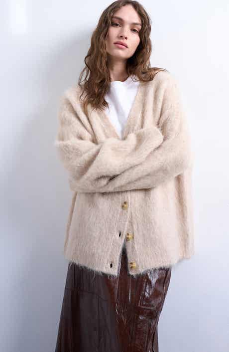 Topshop Alpaca Blend Cardigan