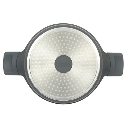 Oster Rooney 12 Piece Cast Aluminum Ceramic Nonstick Cookware Set In Gray