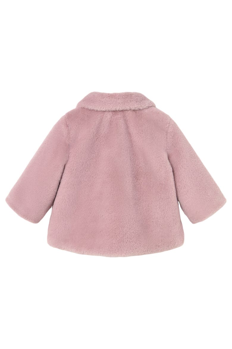 Faux Fur Coat, Alternate, color, Pink