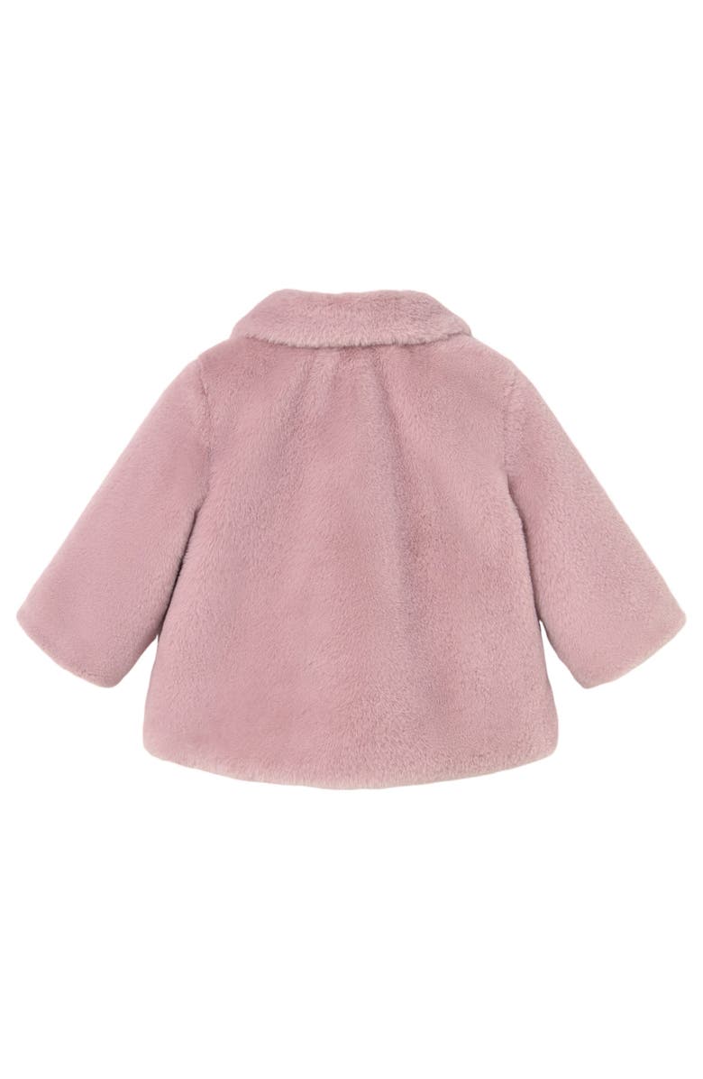 Mayoral Faux Fur Coat, Alternate, color, Pink