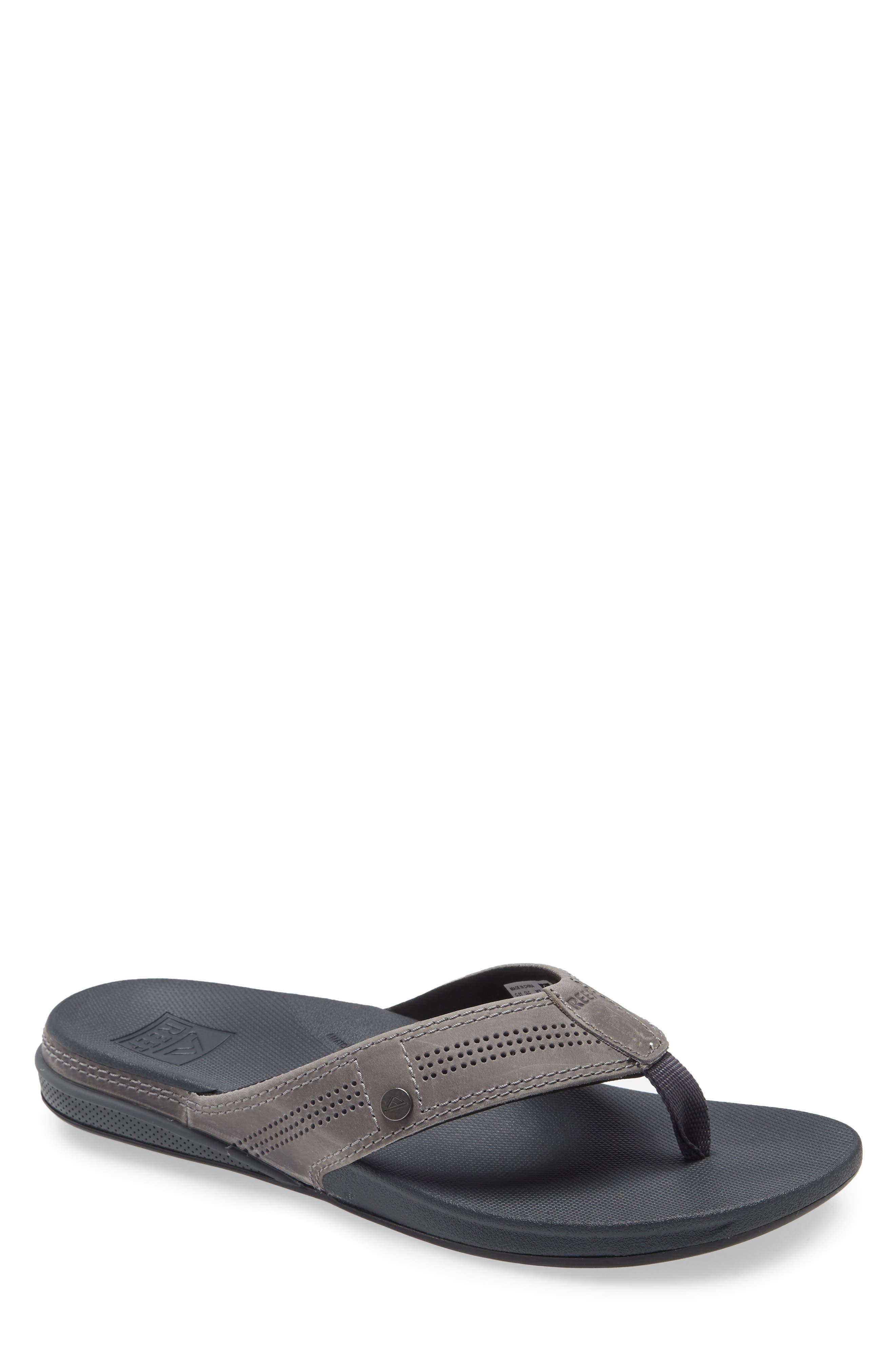 Cushion Lux Flip Flop, Main, color, GREY