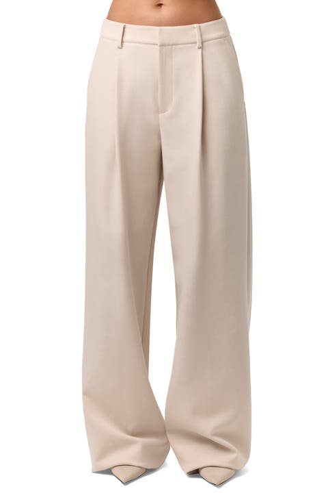 Pleated Wide Leg Pants