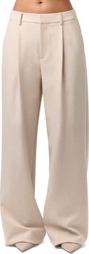 Naked Wardrobe Pleated Wide Leg Pants