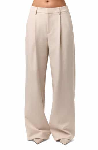 Pleated Wide Leg Pants