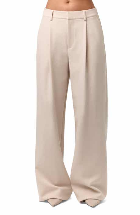Pleated Wide Leg Pants