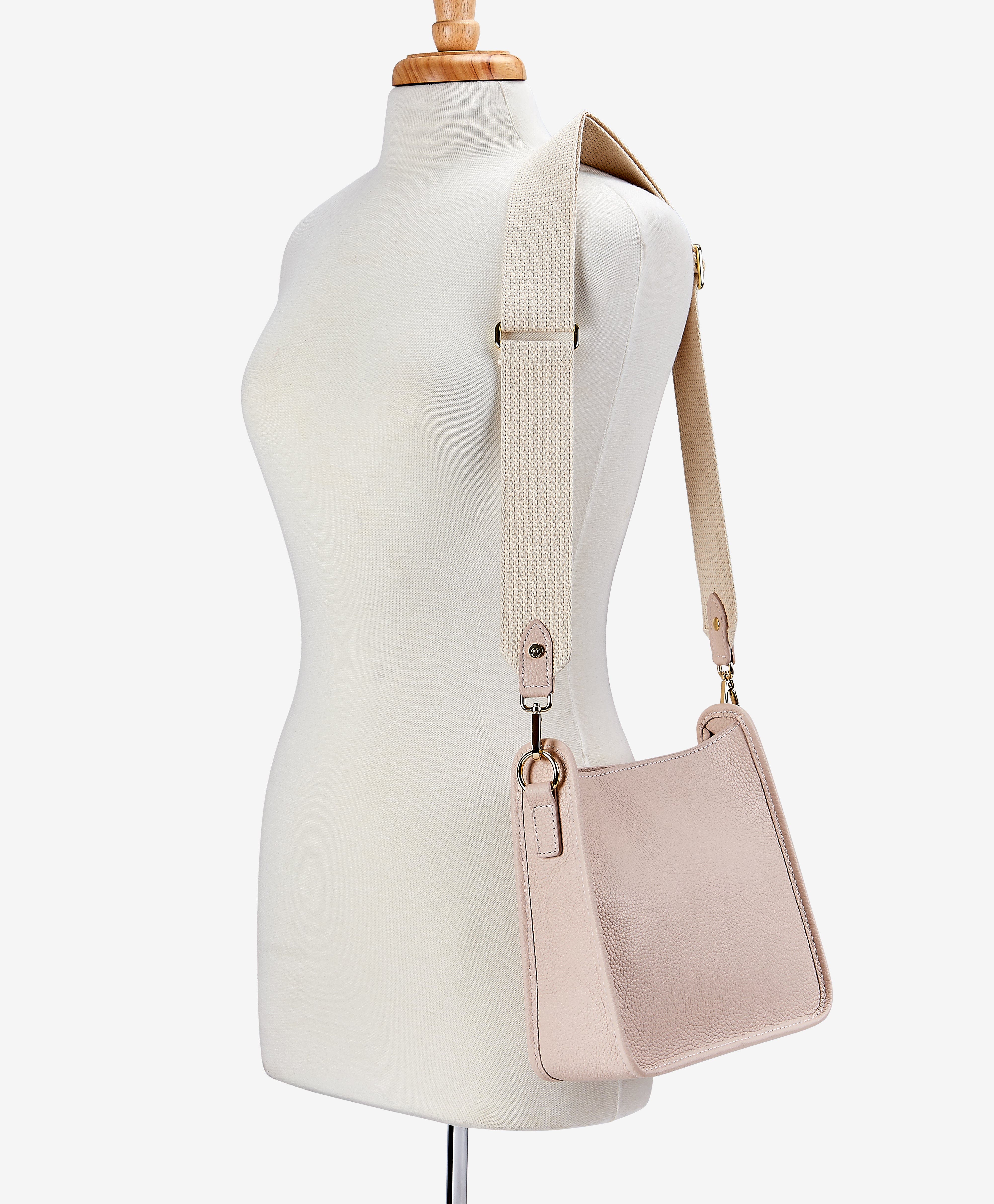 GiGi New York Elle Crossbody, Alternate, color, Nude