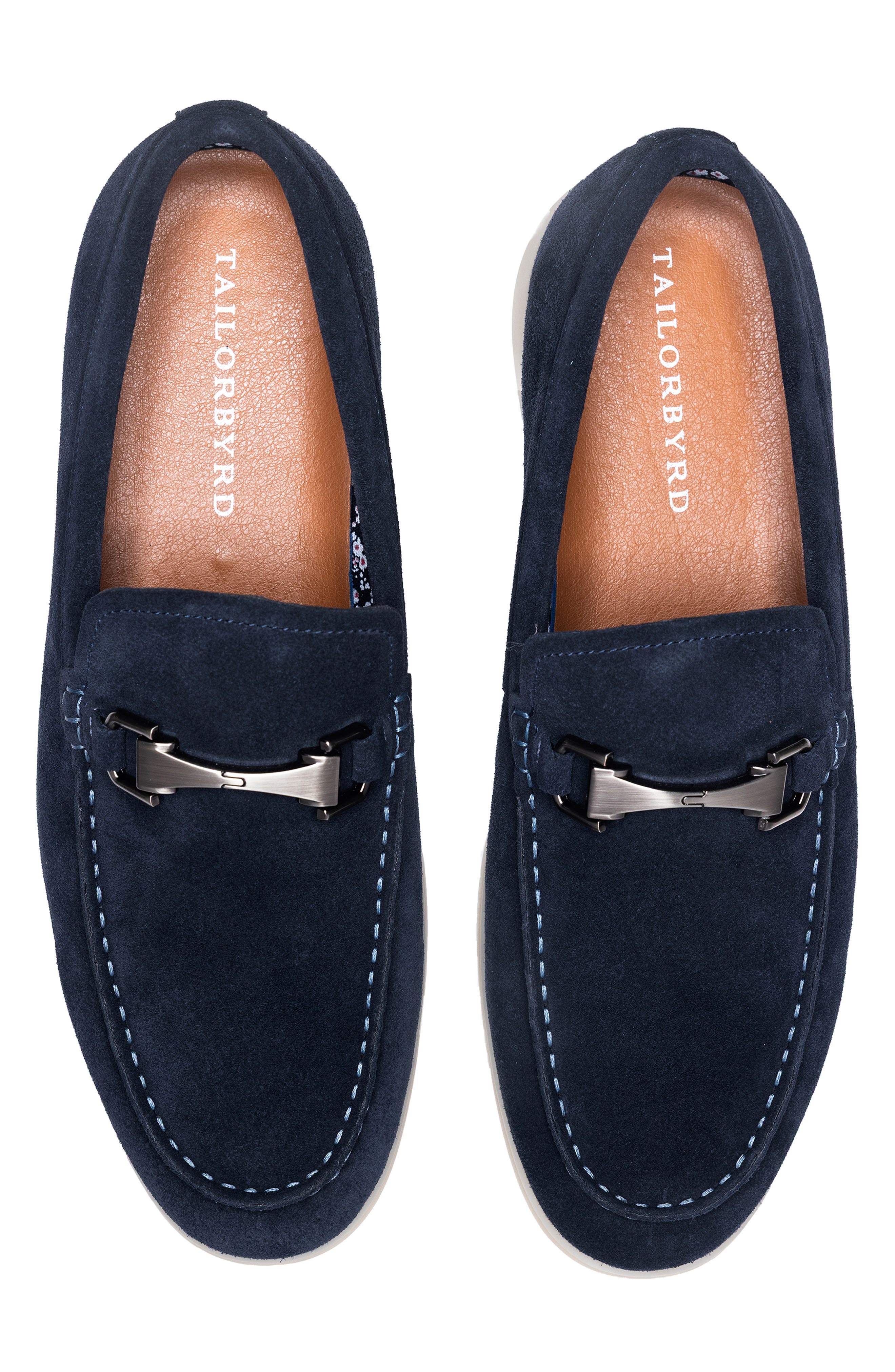 TailorByrd Mikey Bit Loafer, Alternate, color, Navy