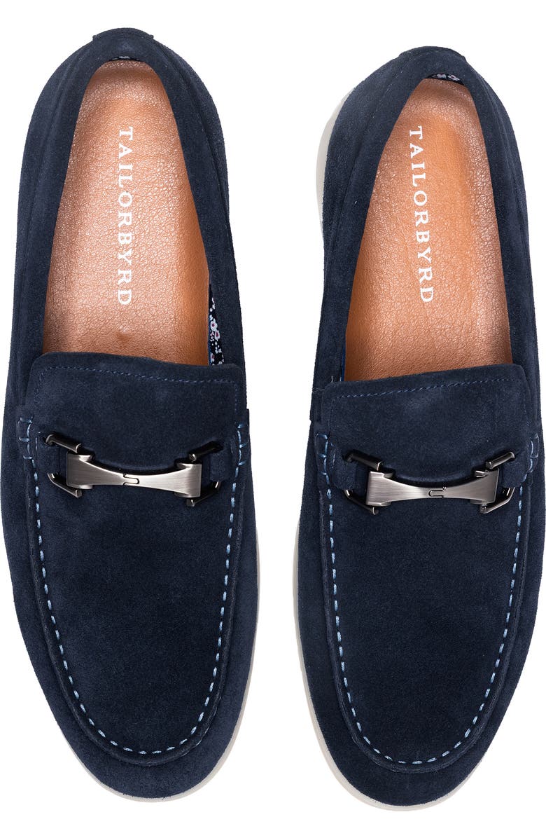TailorByrd Mikey Bit Loafer, Alternate, color, Navy