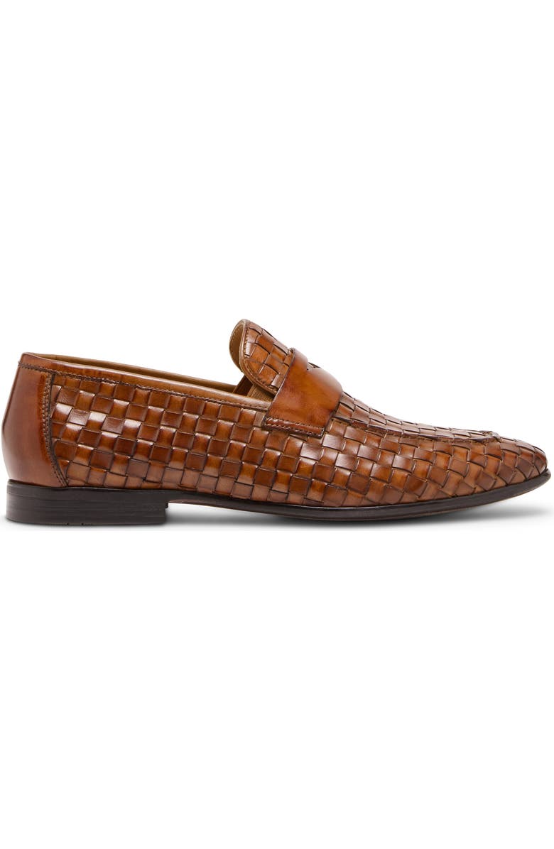 Steve Madden Playa Woven Penny Loafer, Alternate, color, Tan