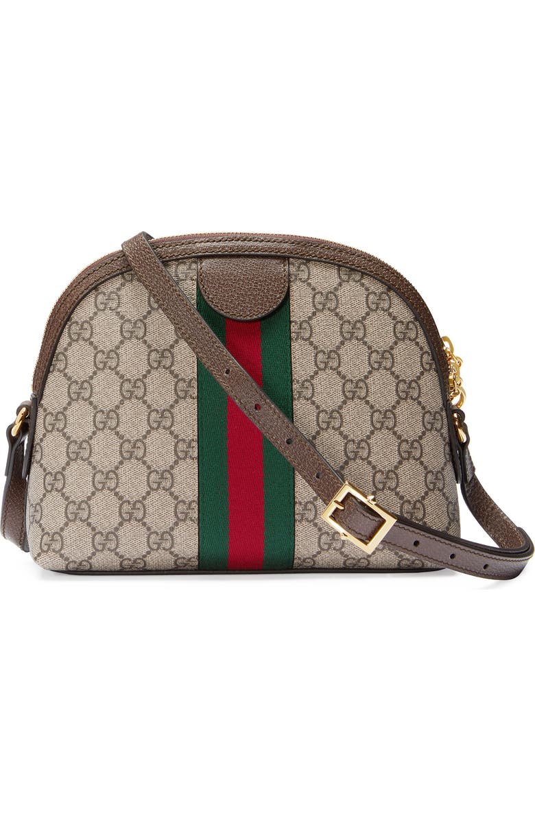 Gucci Canvas Shoulder Bag, Alternate, color,