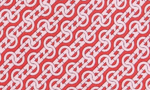 Ferragamo Trofeo Gancini Silk Tie In Red