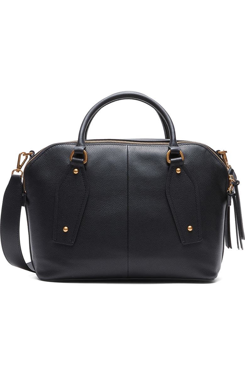 rag & bone Gramercy Medium Satchel Bag, Alternate, color, Black